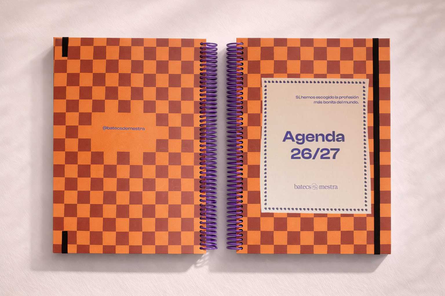 Agenda 26/27 - QUADRES TARONJA/LILA
