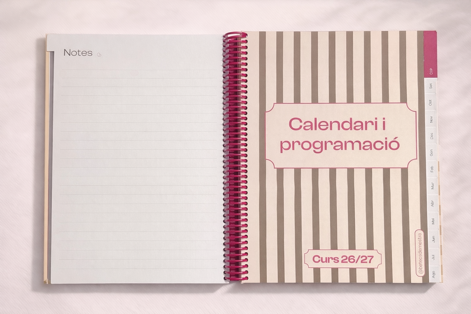 Agenda 26/27 - LÍNEAS VERDE/ROSA