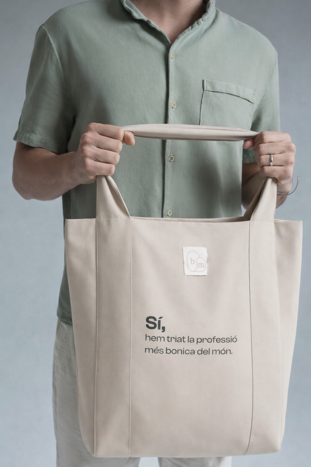 Bolsa TOTE BM - Con frase