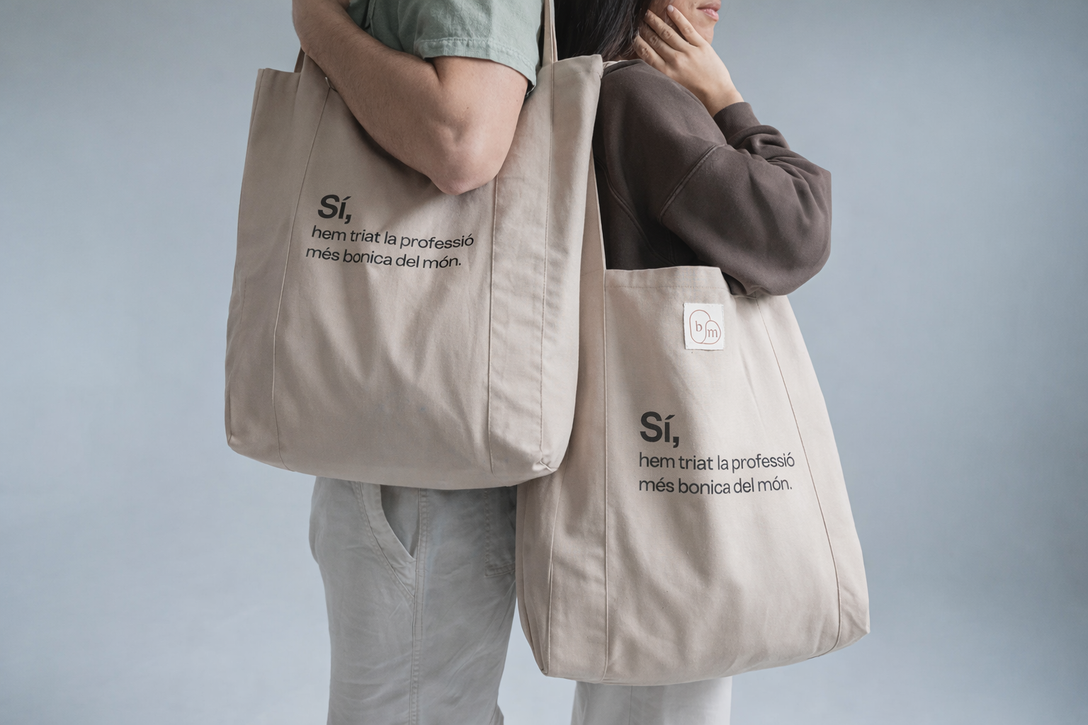 Bolsa TOTE BM - Con frase