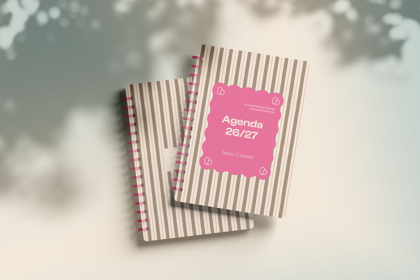 Agenda docent 2026/27 - Beige/Rosa